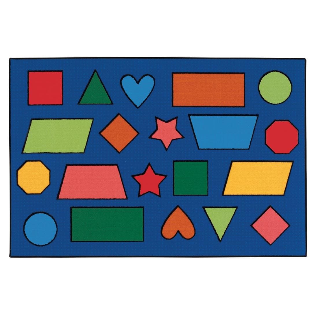 Color Shapes Kids Value Rug by Carpets For Kids