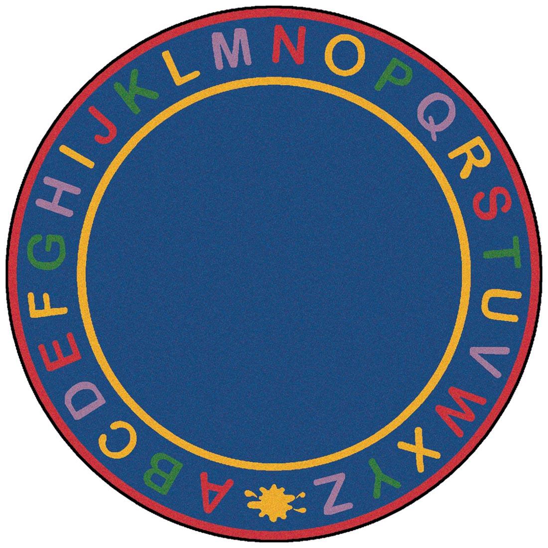 Round Alphabet Rug by Carpets For Kids