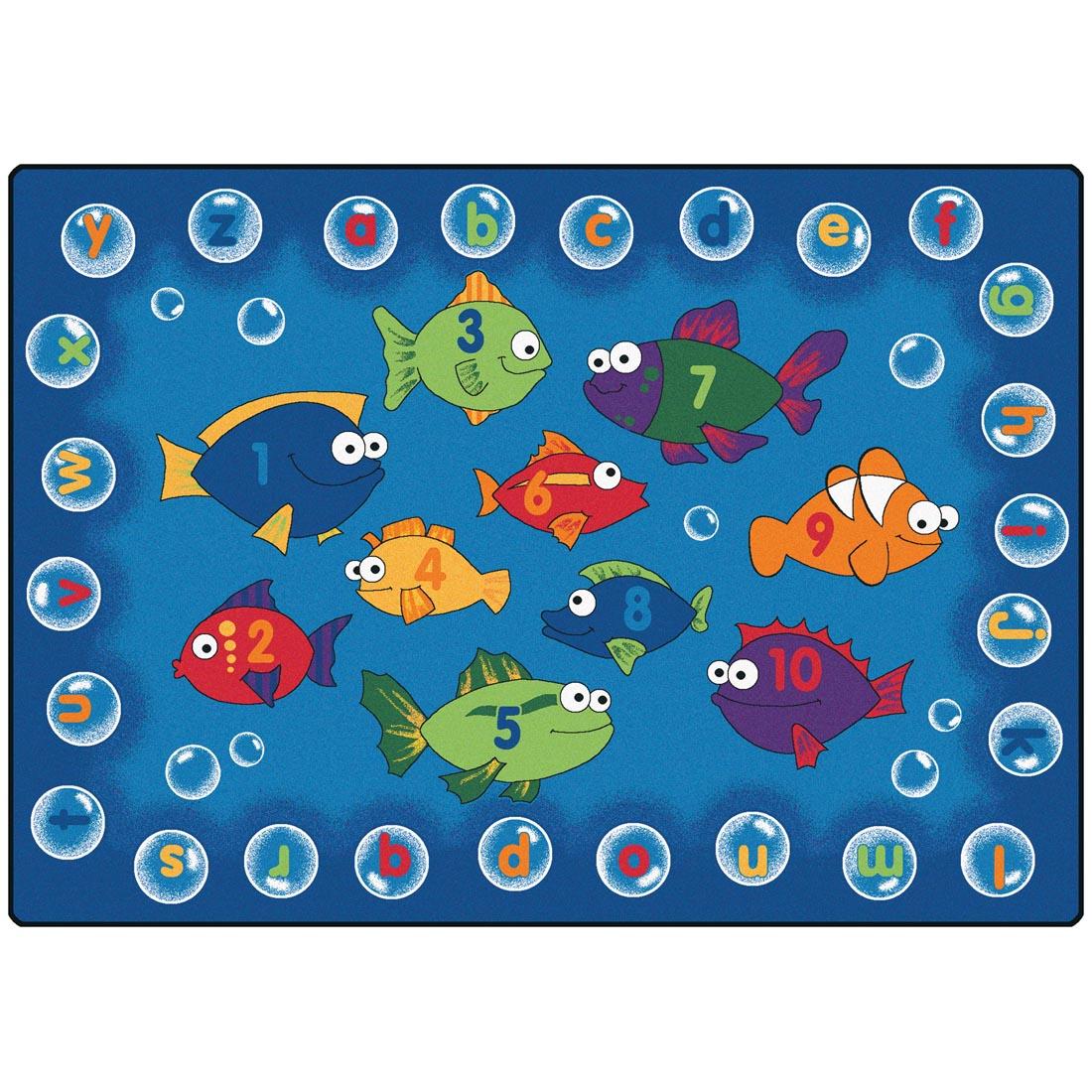 Fishing for Literacy Rectangle Rug by Carpets For Kids