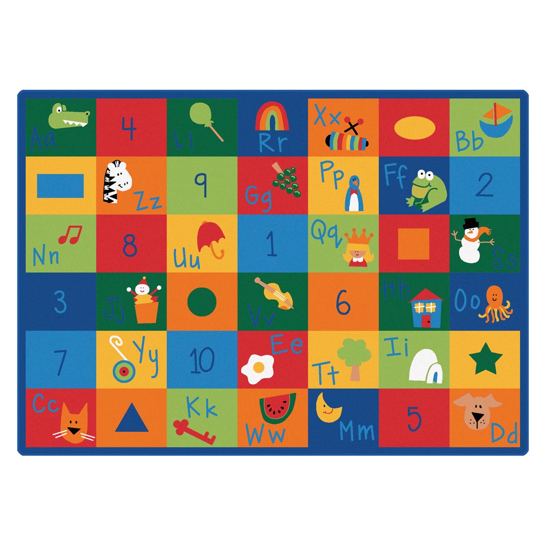 Learning Blocks Rectangle Rug by Carpets For Kids