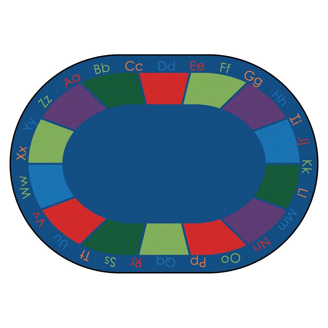 Colorful Places Oval Seating Rug by Carpets For Kids