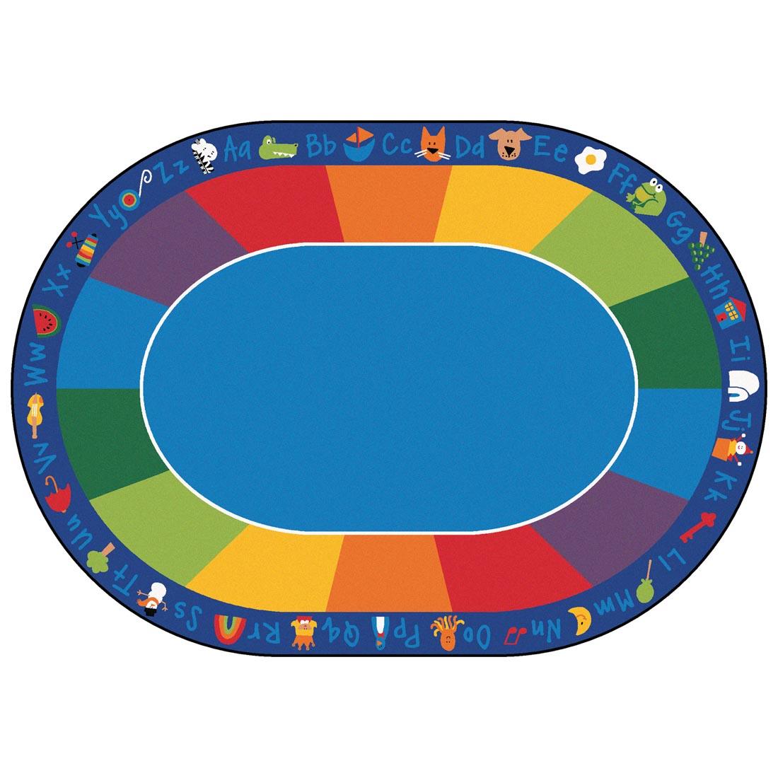 Fun With Phonics Oval Rug by Carpets For Kids