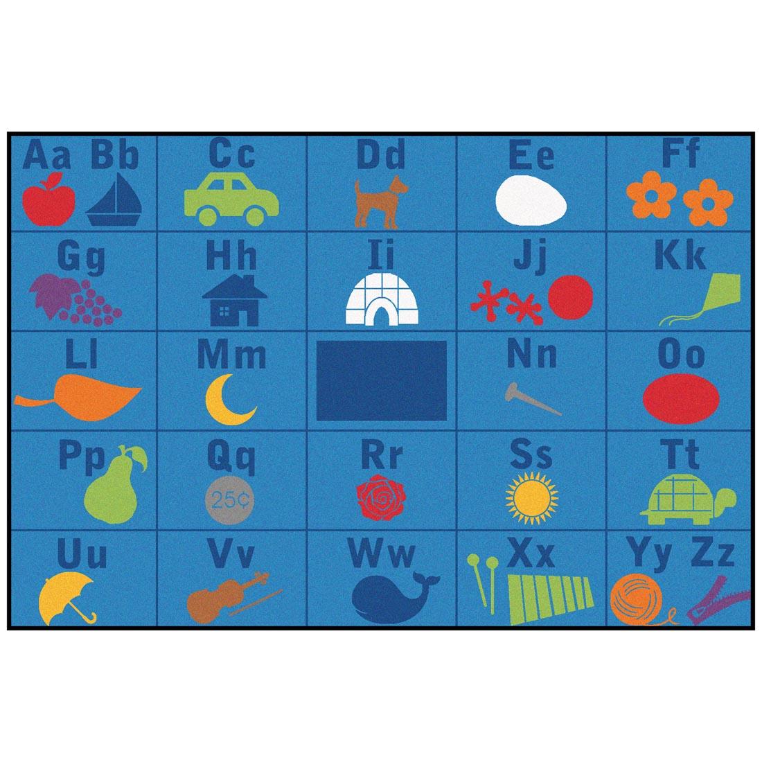 Alphabet Seating Rug by Carpets For Kids