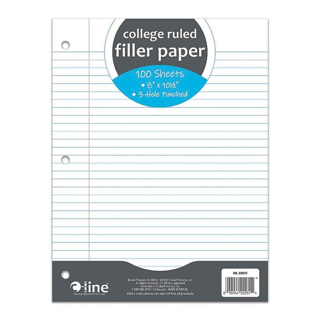 College Ruled Filler Paper