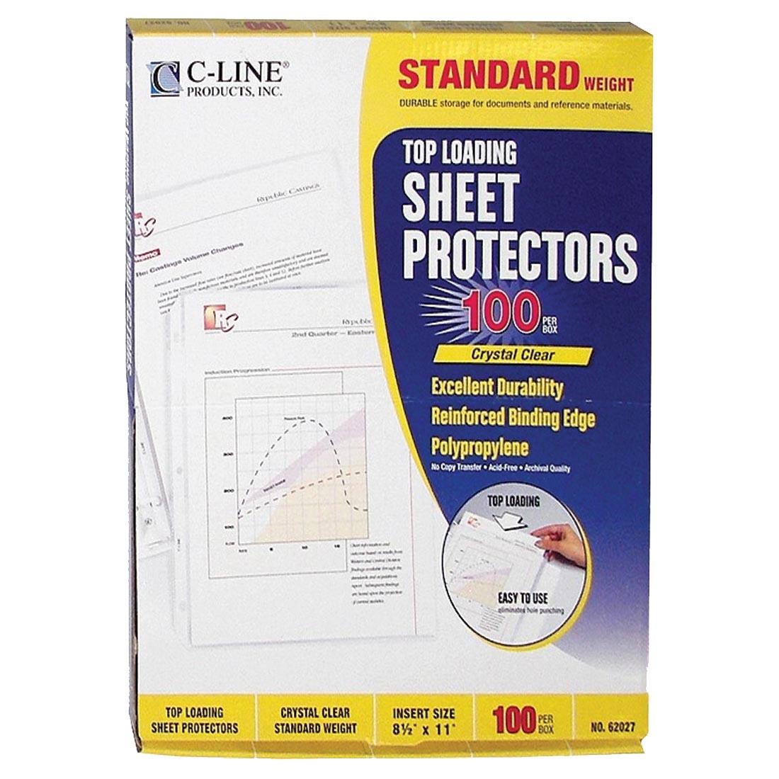 Standard Weight Top Loading Sheet Protectors