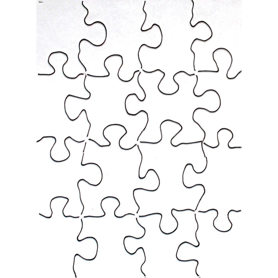 Blank Compoz-A-Puzzle 16-Piece Small Rectangle