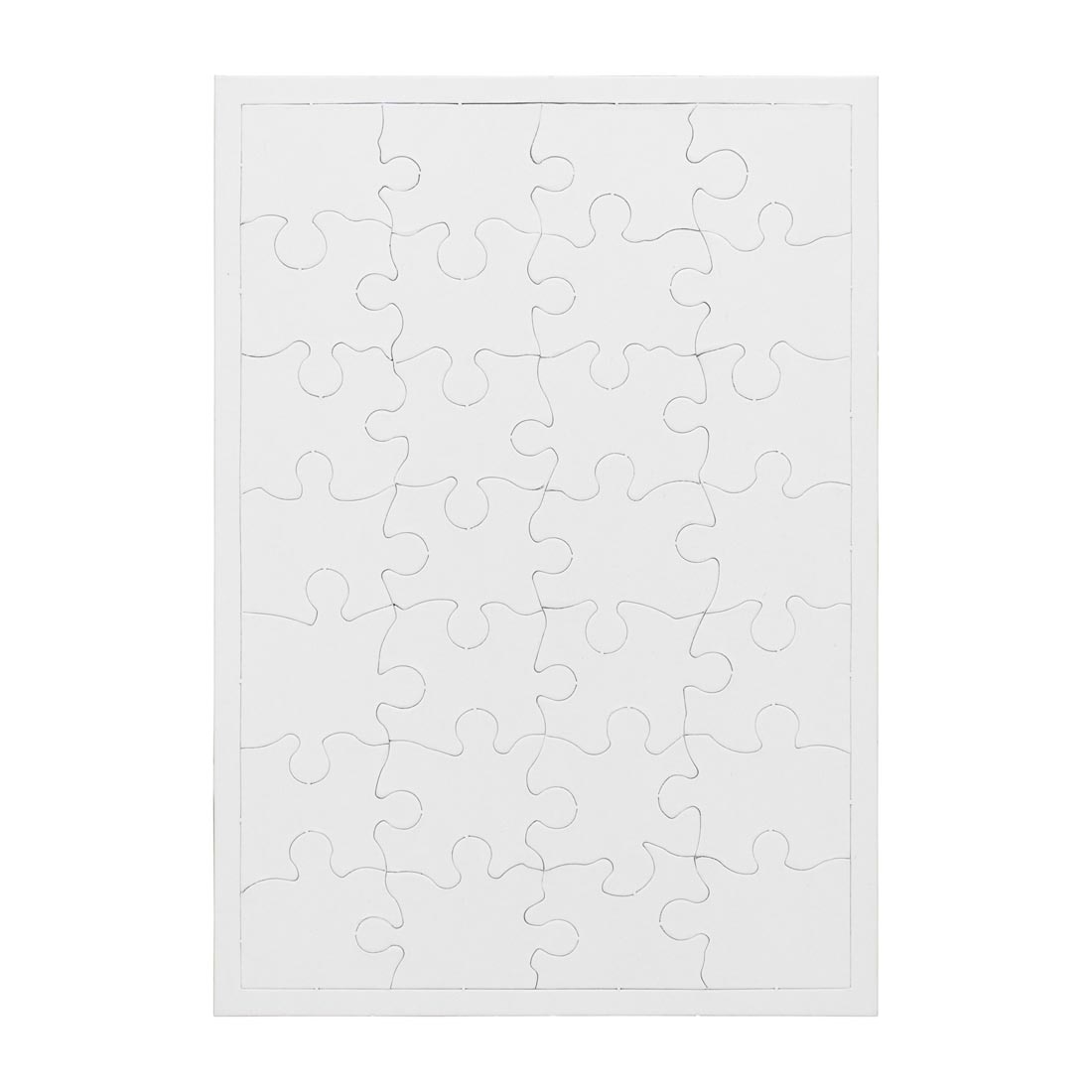 Blank Compoz-A-Puzzle 28-Piece Medium Rectangle