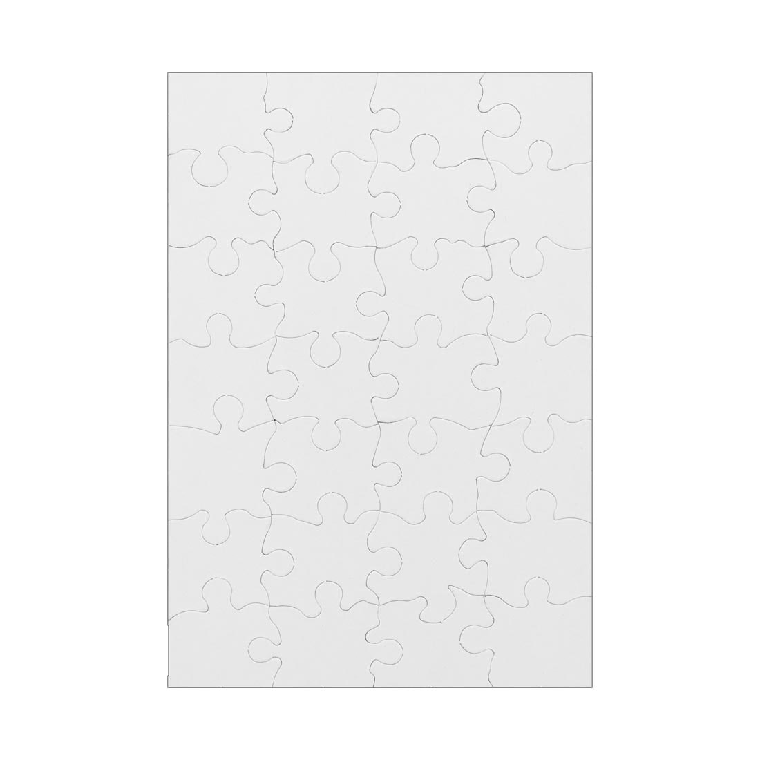 Blank Compoz-A-Puzzle 28-Piece Medium Rectangle