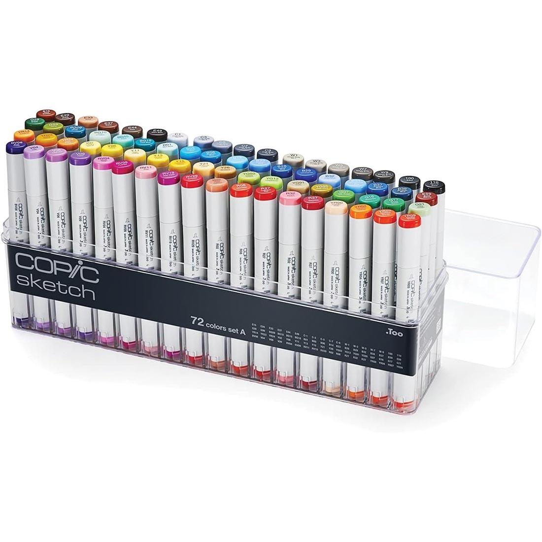  Copic, 72-Color Sketch Marker Set, Multi Count : Arts, Crafts &  Sewing