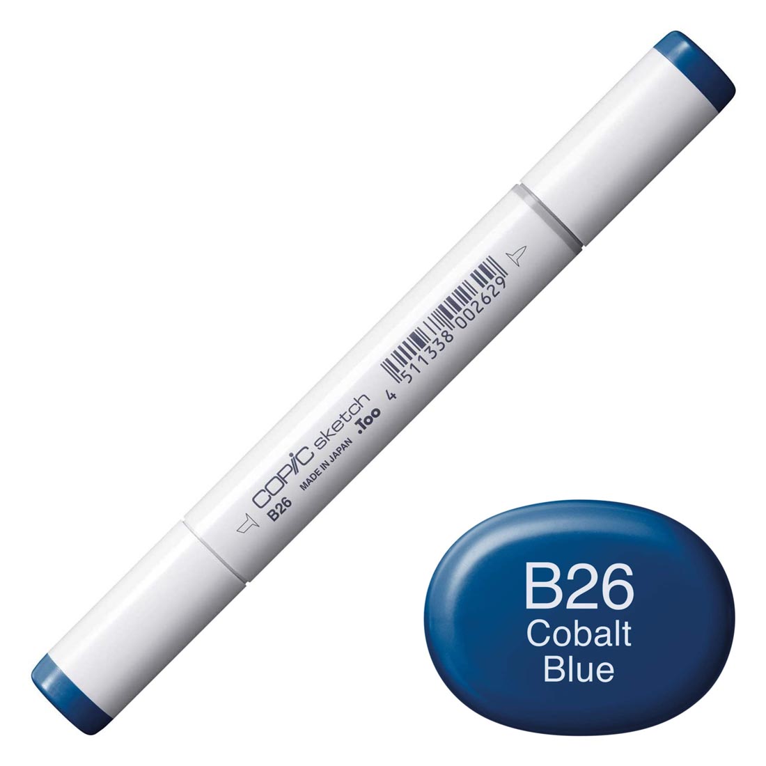COPIC Sketch Marker with a color swatch and text of B26 Cobalt Blue