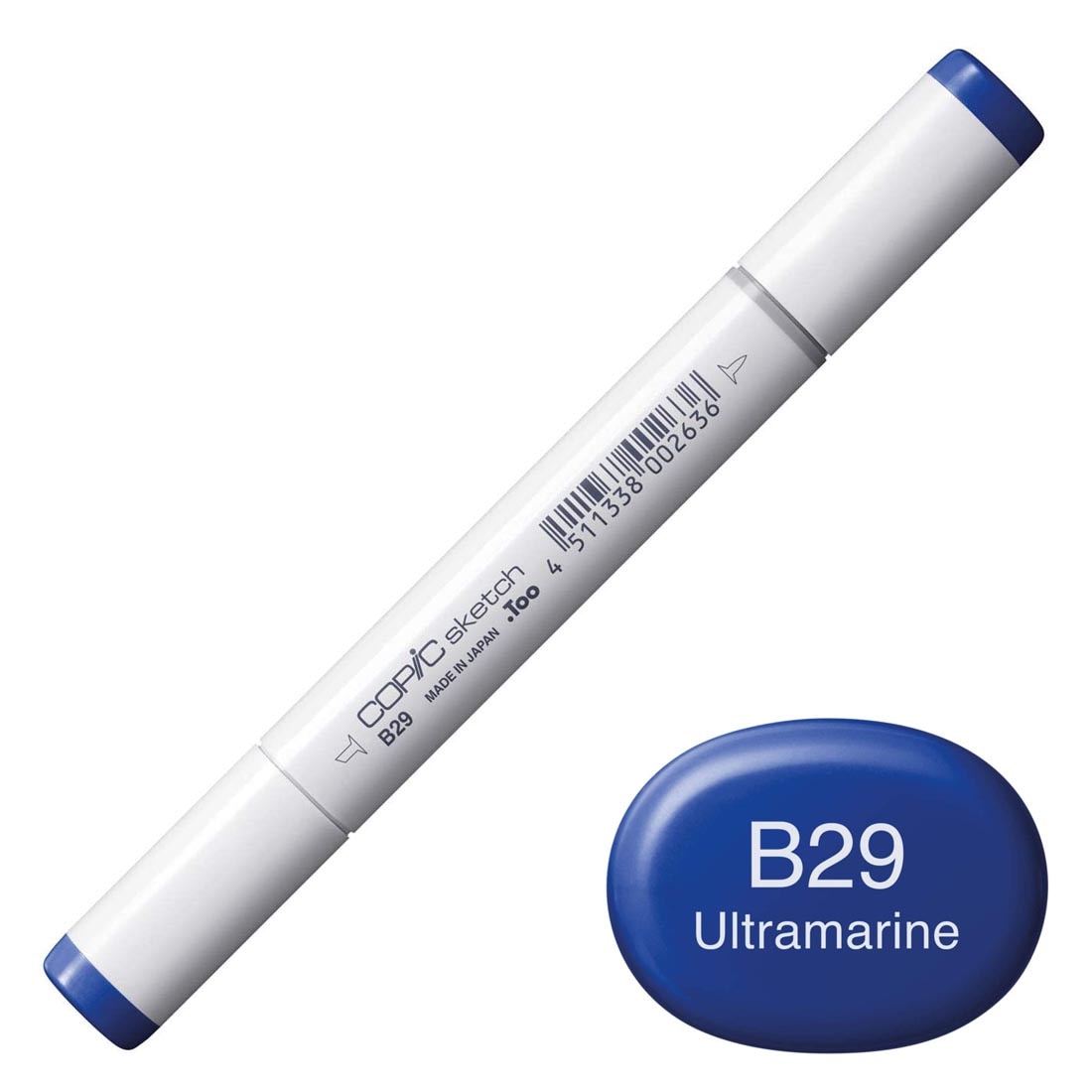 COPIC Sketch Marker with a color swatch and text of B29 Ultramarine