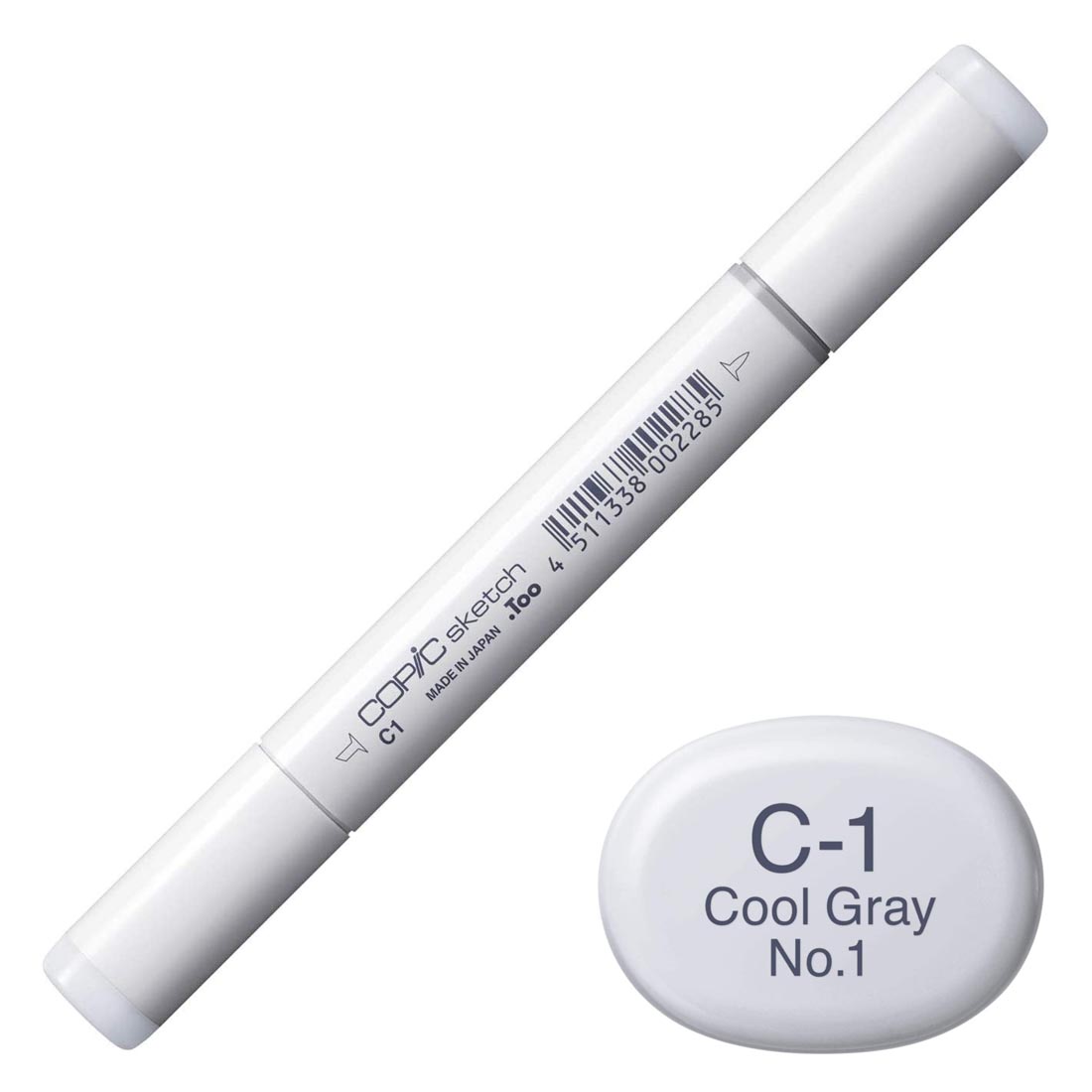 COPIC Sketch Marker with a color swatch and text of C-1 Cool Gray No.1