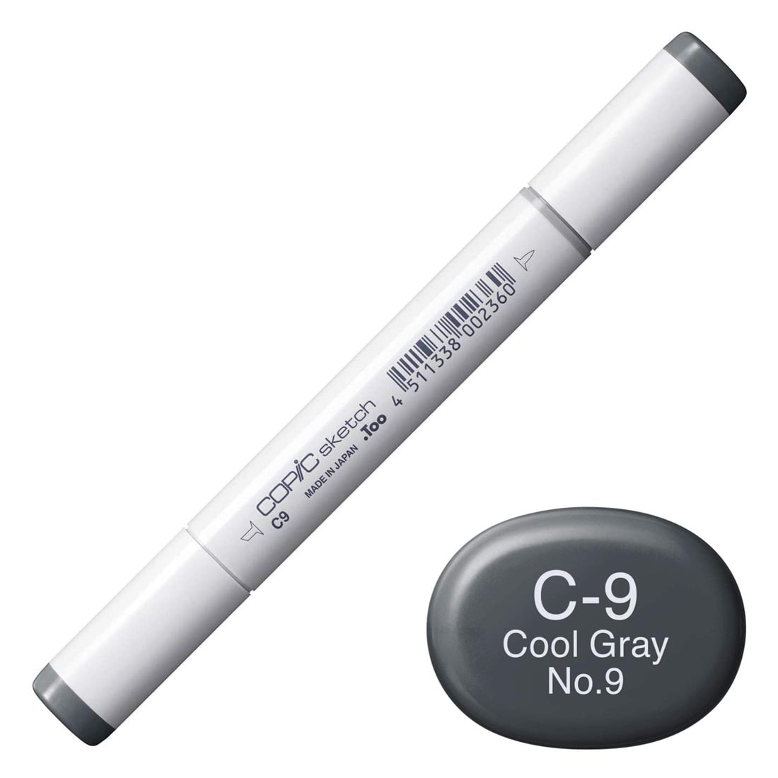 COPIC Sketch Marker with a color swatch and text of C-9 Cool Gray No.9