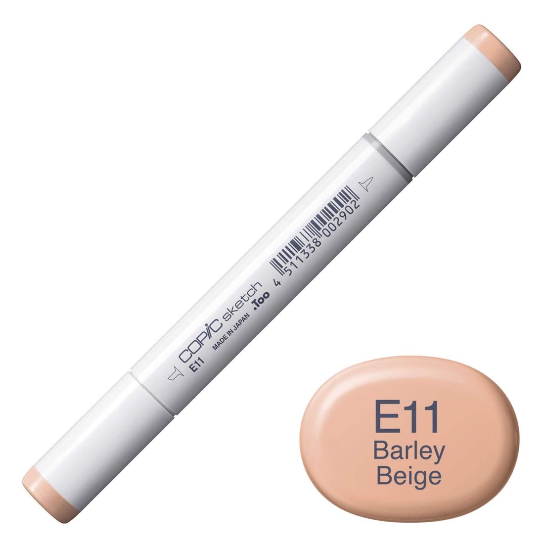 COPIC Sketch Marker with a color swatch and text of E11 Barley Beige