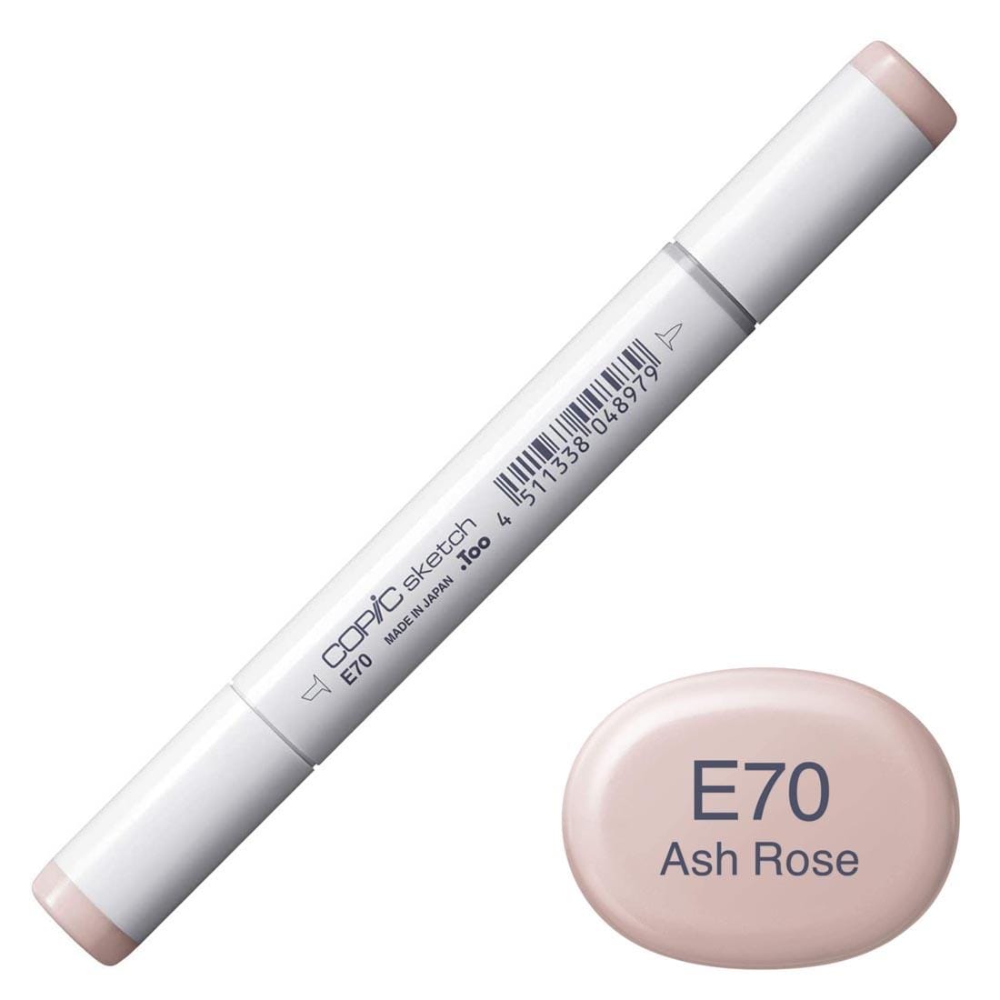 COPIC Sketch Marker with a color swatch and text of E70 Ash Rose