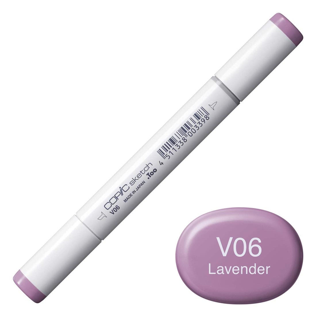 COPIC Sketch Marker with a color swatch and text of V06 Lavender