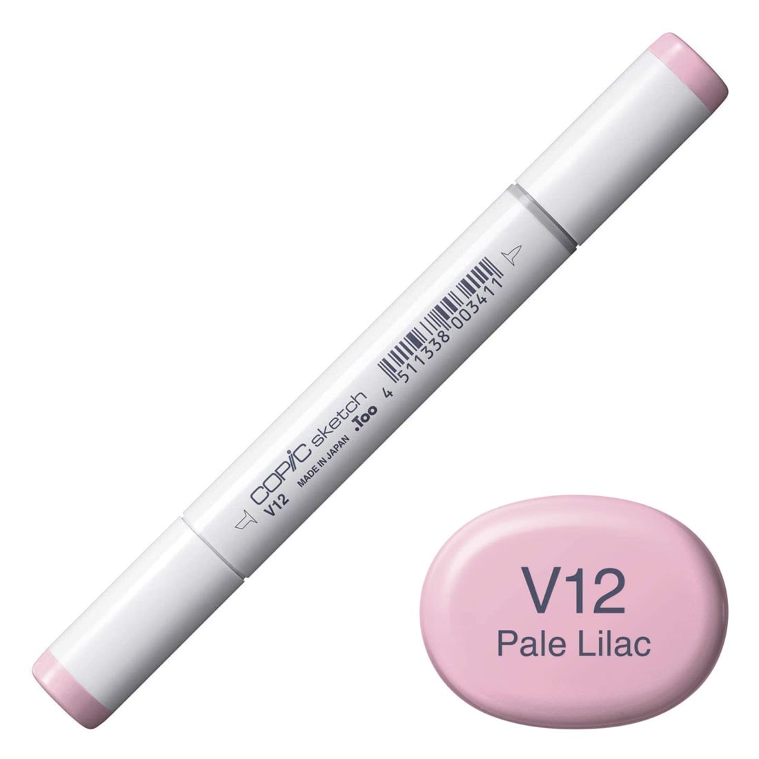 COPIC Sketch Marker with a color swatch and text of V12 Pale Lilac