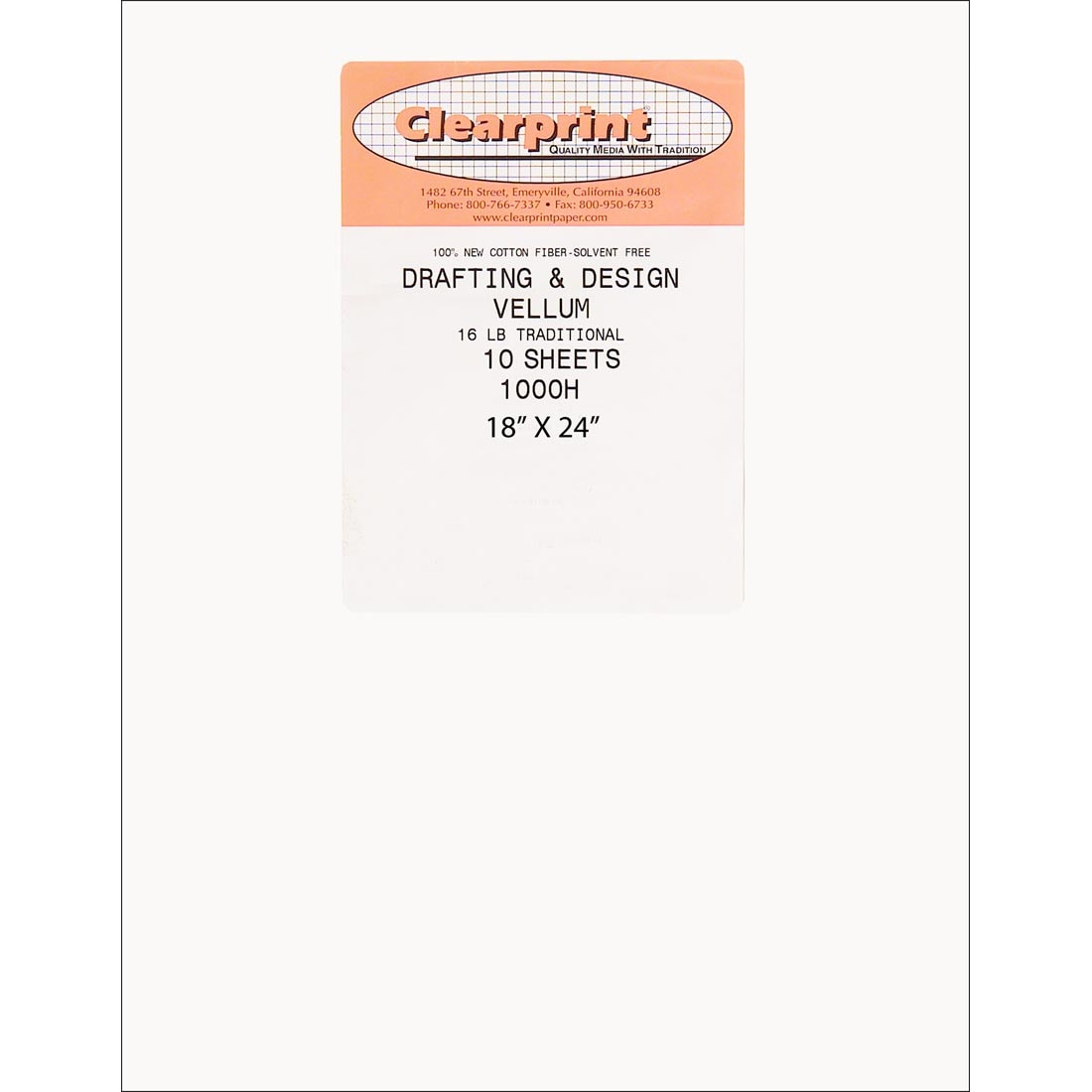 Drafting & Design Vellum Sheets