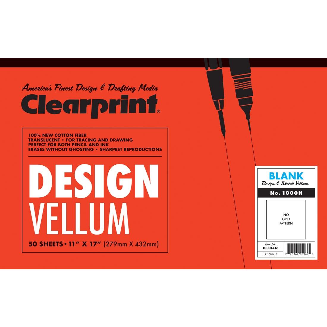 Clearprint Design Vellum Pad