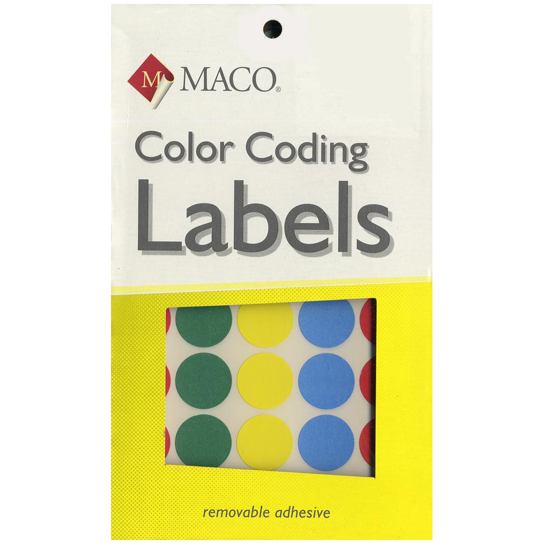 Color Coding Label Circles