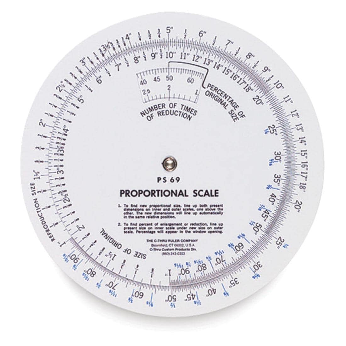 round Proportional Scale