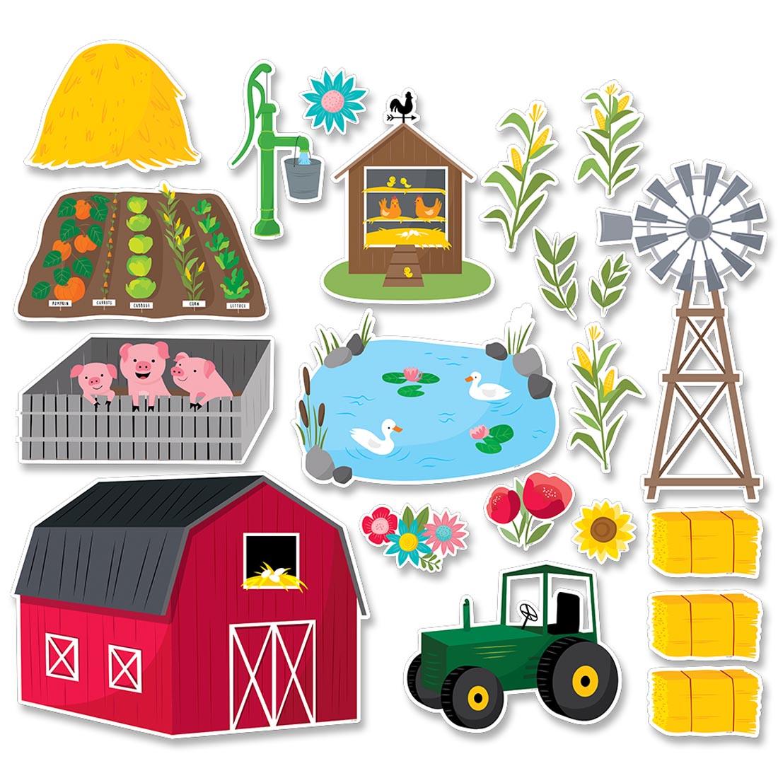 Farm Friends Farm Fun Bulletin Board Set