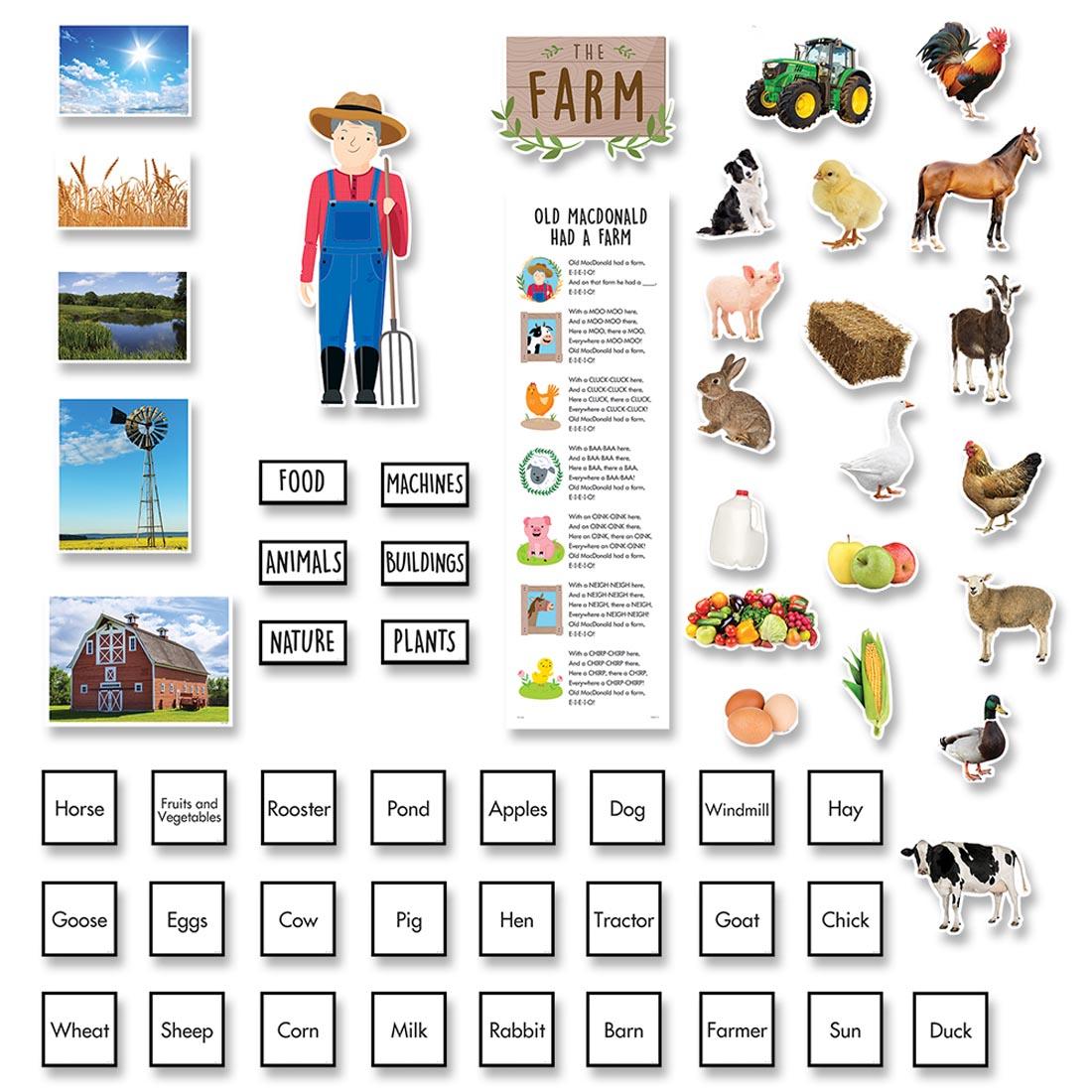 Farm Friends The Farm Mini Bulletin Board Set