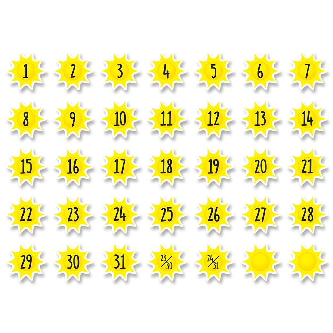 All of the contents of the Suns Calendar Days