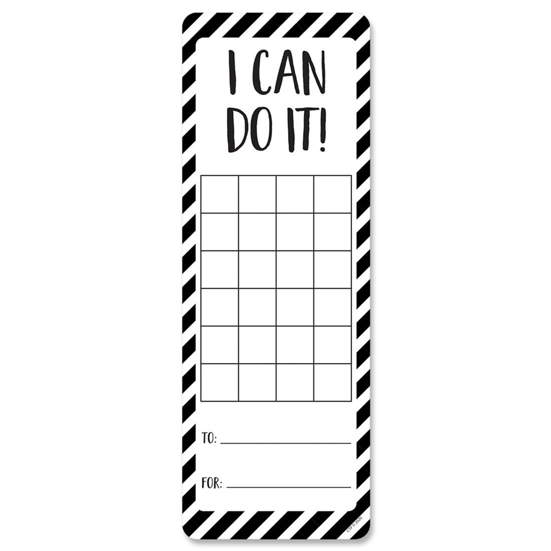 I Can Do It! Incentive Card from the Core Decor collection by Creative Teaching Press