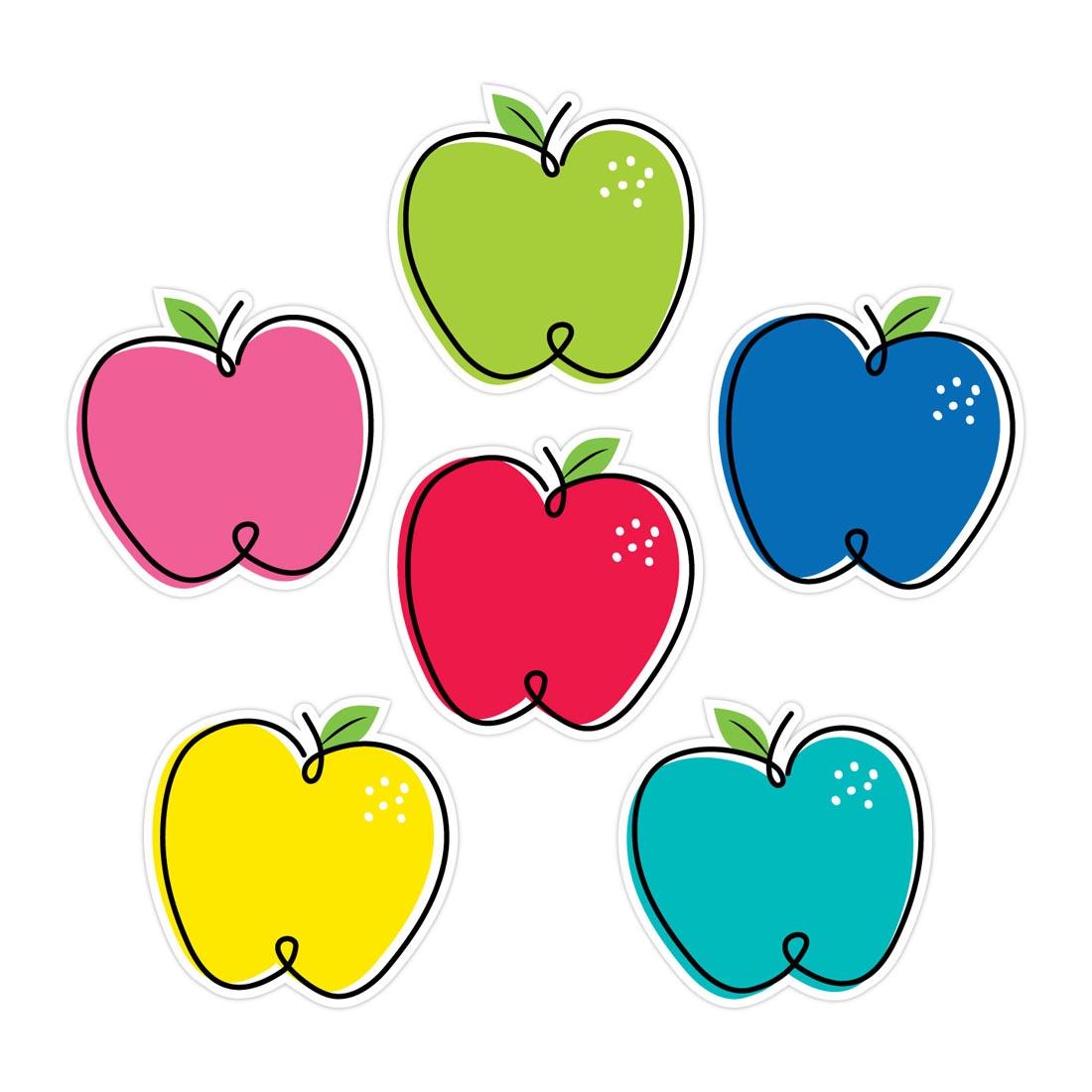 Doodle Apples Designer Cut-Outs from the Core Decor collection by Creative Teaching Press