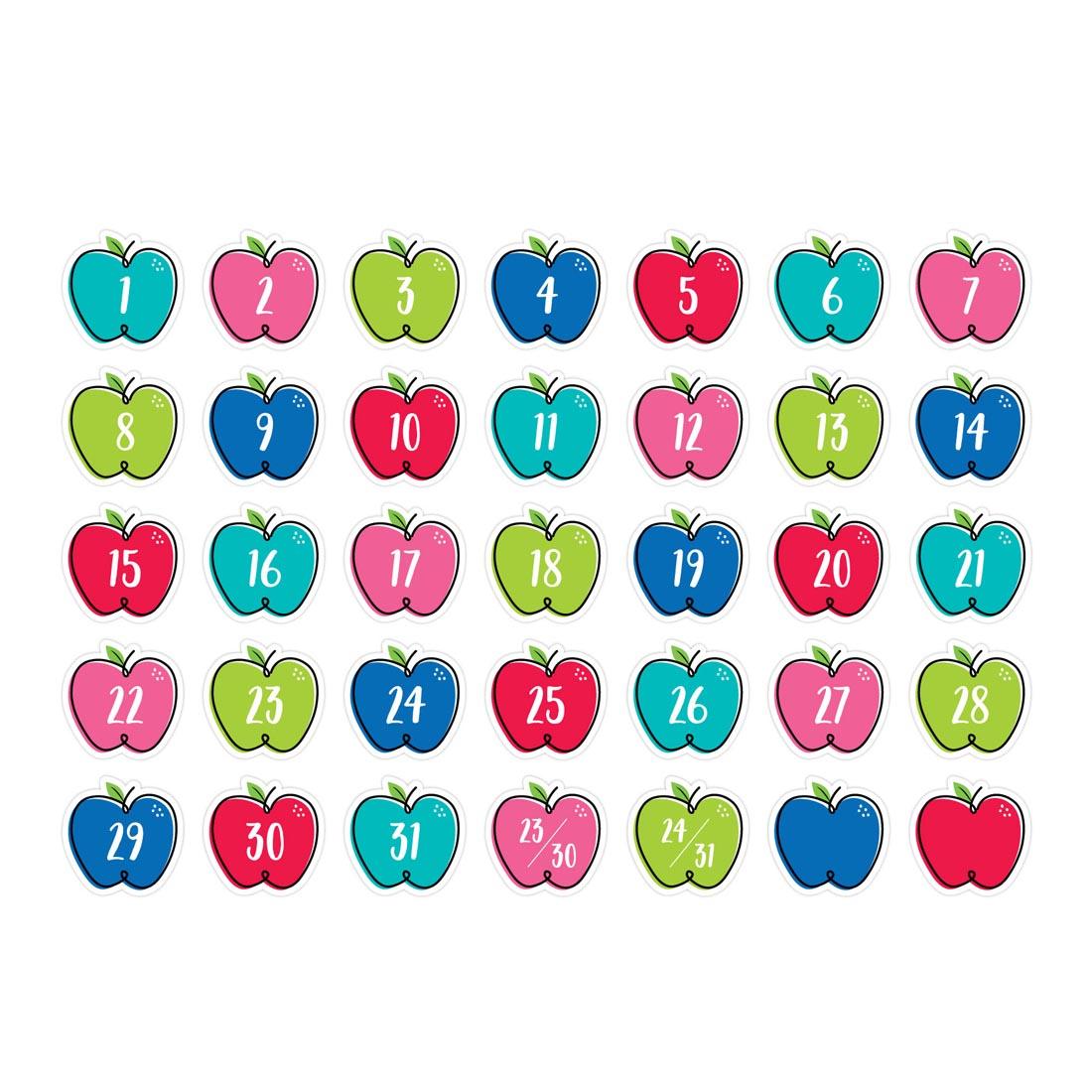 Doodle Apples Calendar Days from the Core Decor collection by Creative Teaching Press