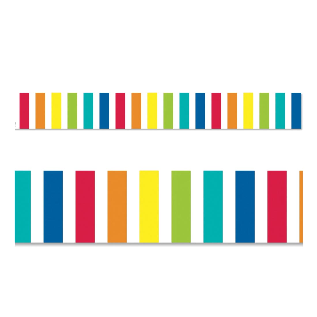 Rainbow Bold Stripes EZ Border by Creative Teaching Press