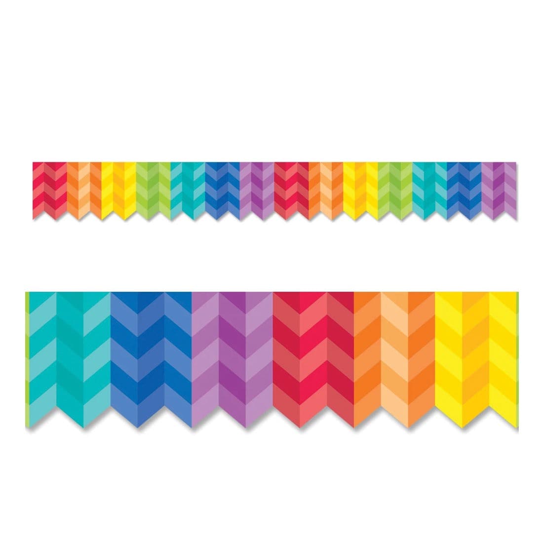 Rainbow Herringbone EZ Border by Creative Teaching Press