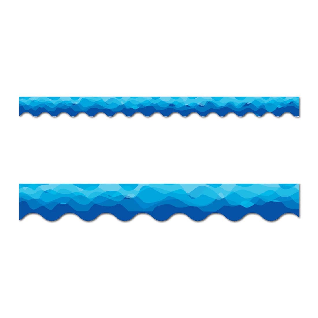 Waves Of Blue Wavy EZ Border By Creative Teaching Press