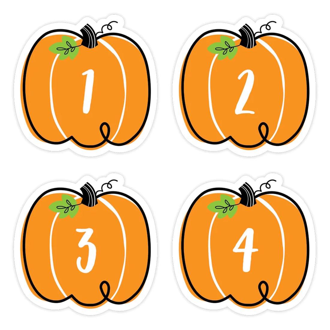4 of the Core Decor Doodle Pumpkins Calendar Days By Creative Teaching Press