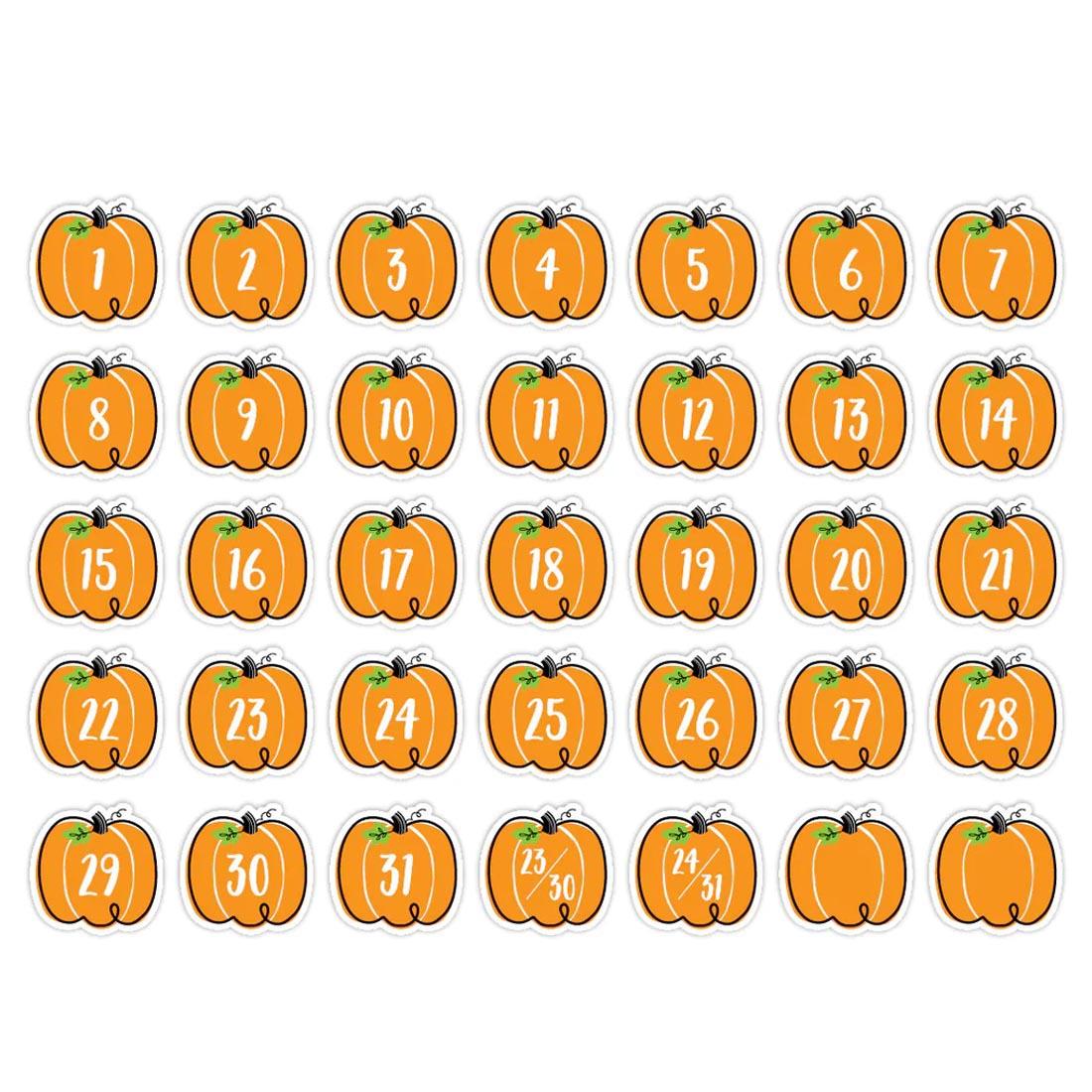 Core Decor Doodle Pumpkins Calendar Days By Creative Teaching Press