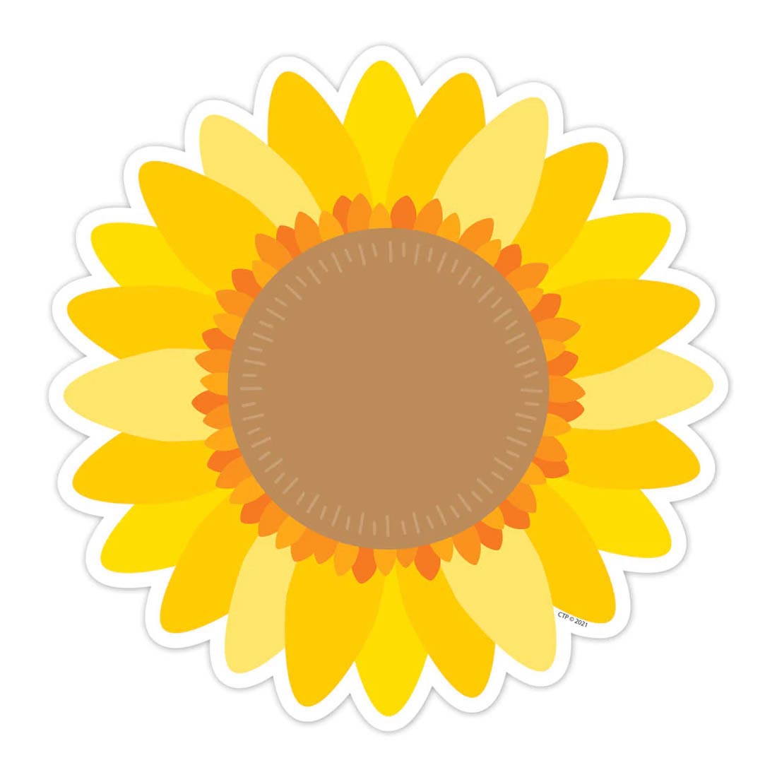 Sunflower 6" Designer Cut-Outs By Creative Teaching Press