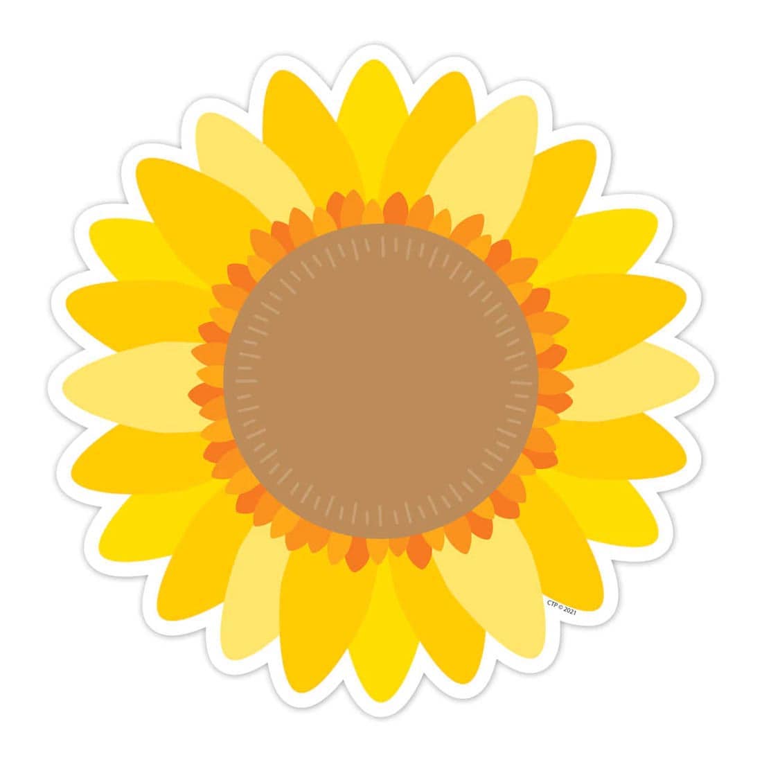 Sunflower 6" Designer Cut-Outs By Creative Teaching Press