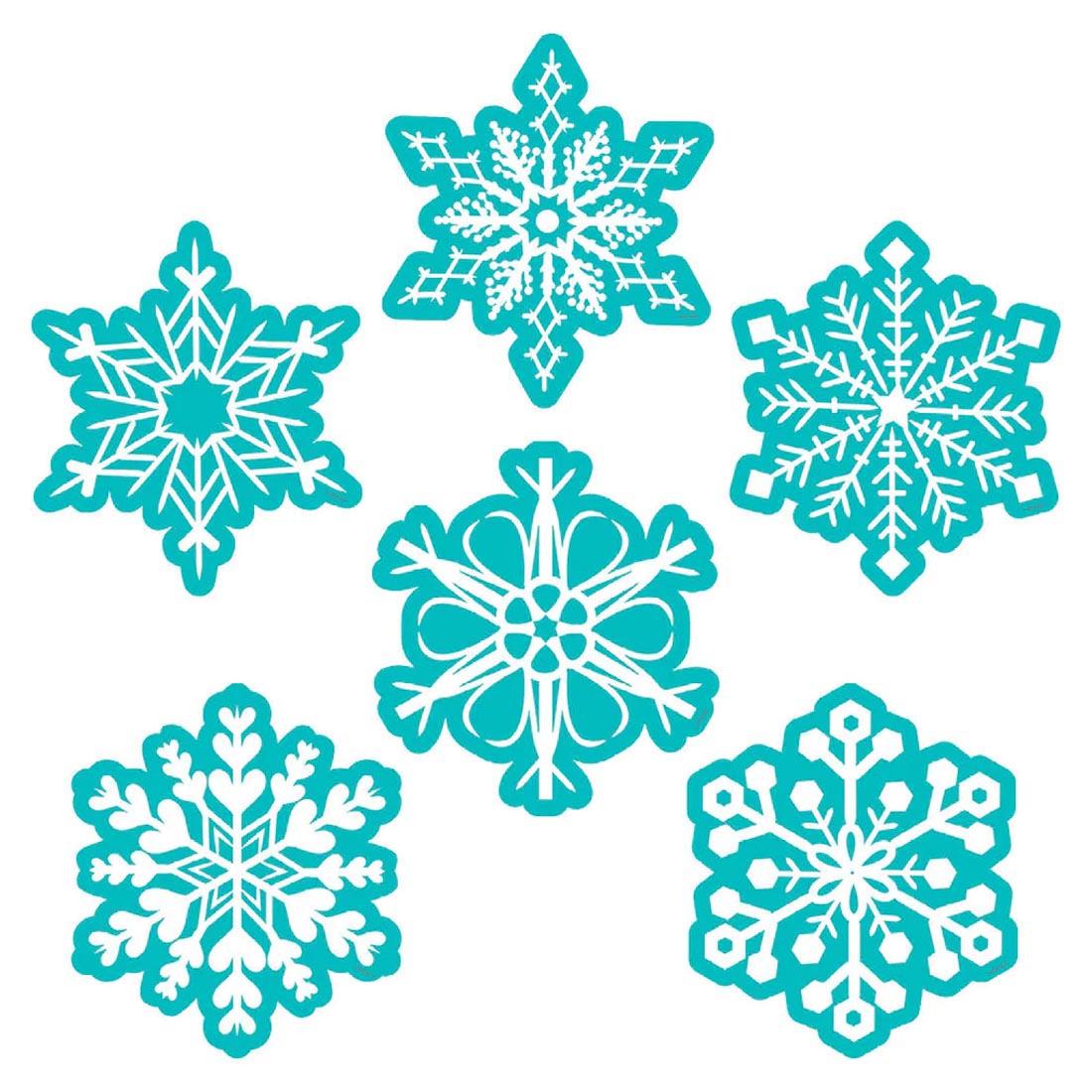 Snowflakes 6" Designer Cut-Outs By Creative Teaching Press