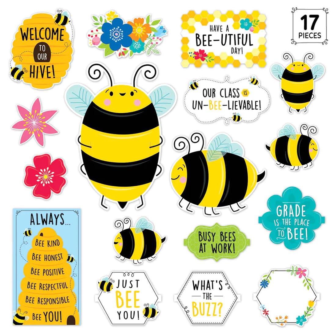 Busy Bees Bulletin Board Set By Creative Teaching Press