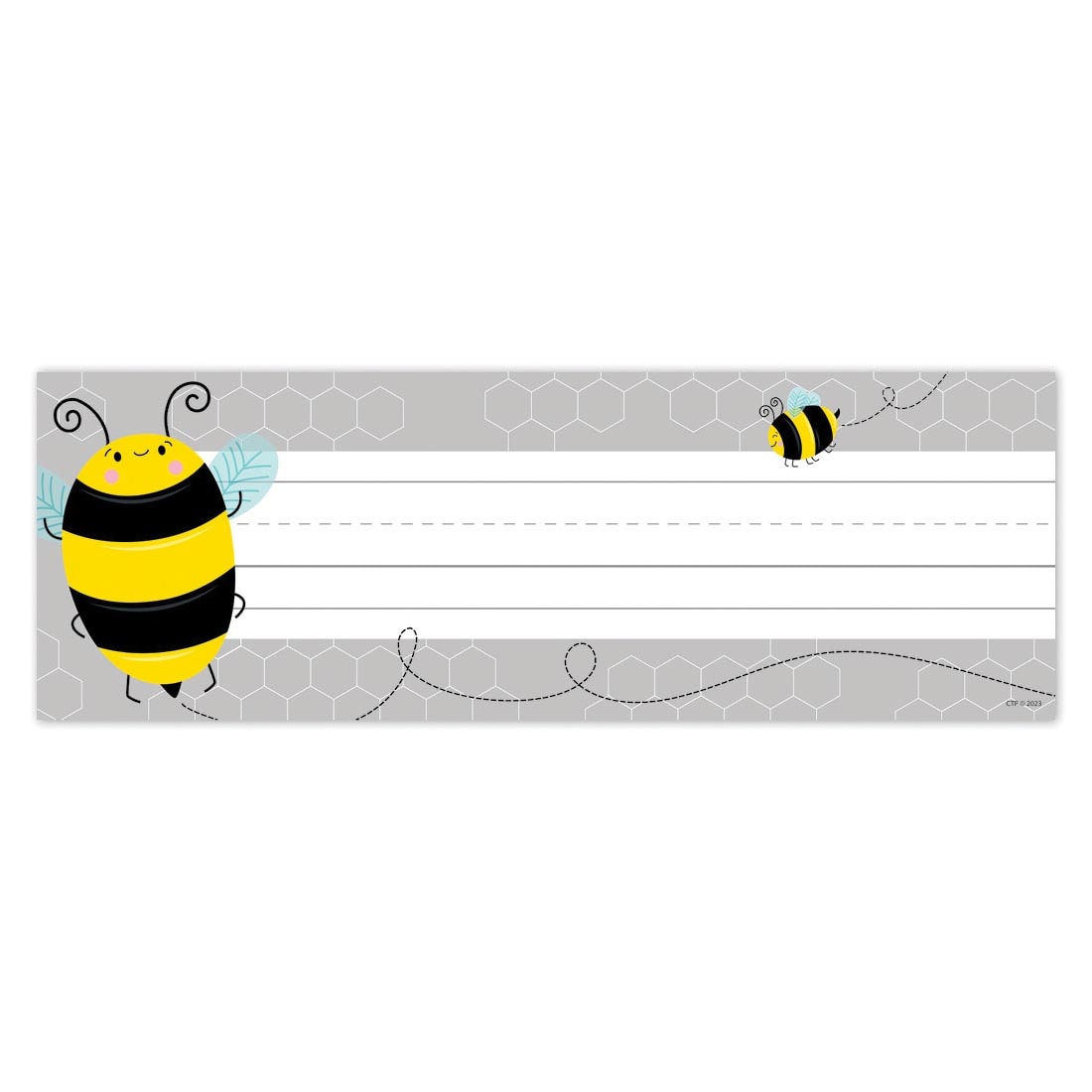 Name Plate from the Busy Bees Collection By Creative Teaching Press