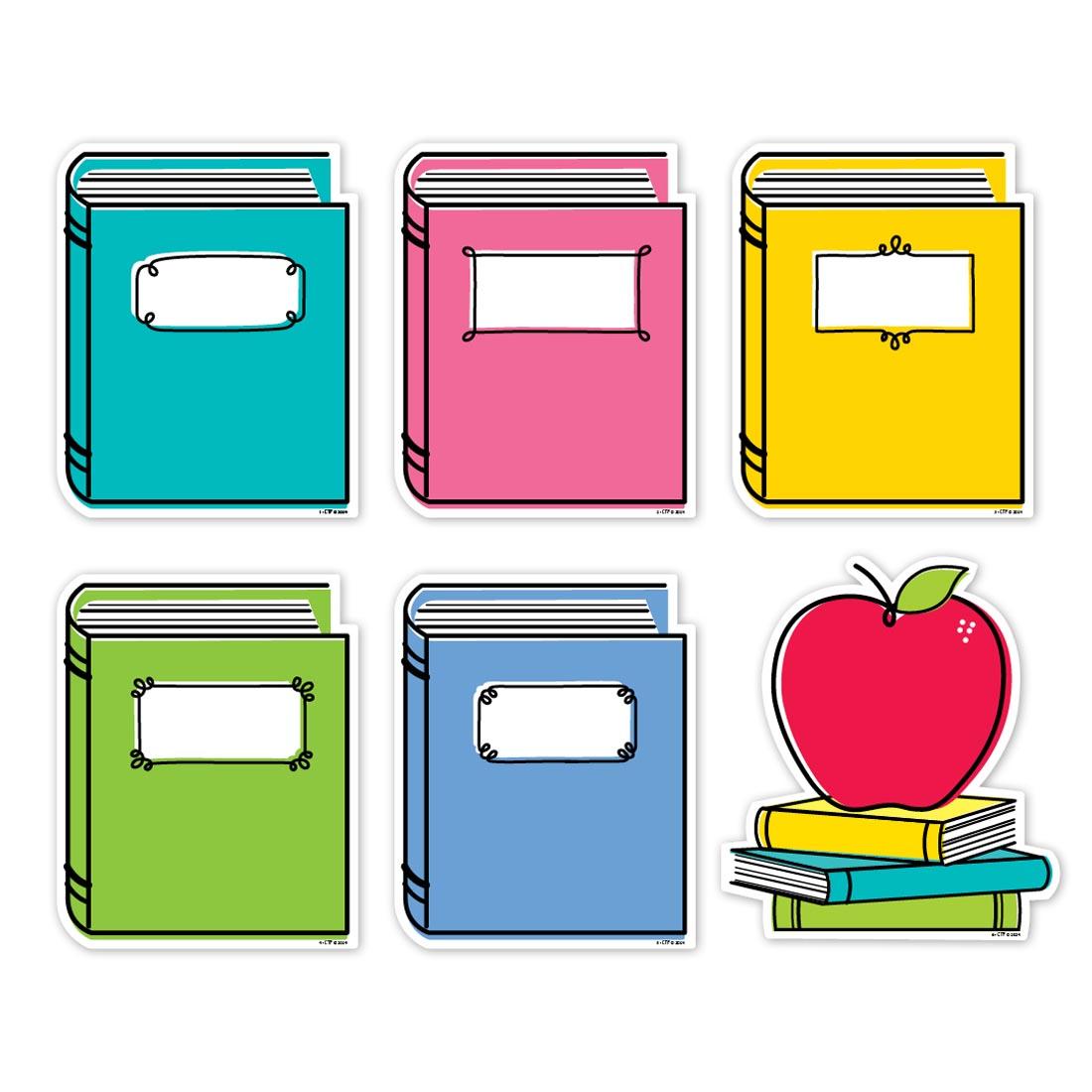 Doodle Books Designer Cut-Outs from the Core Decor collection by Creative Teaching Press