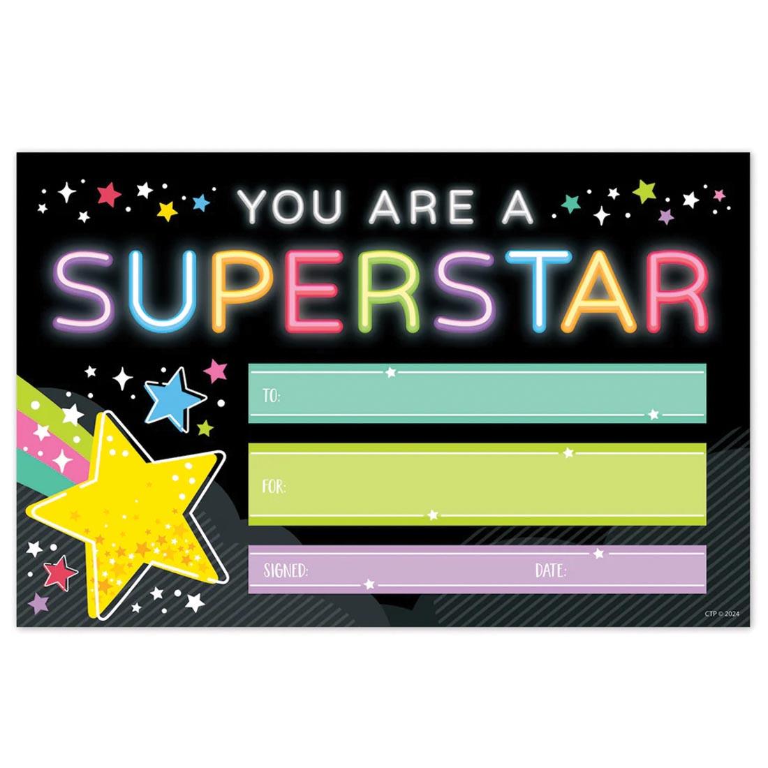 Superstar Award from the Star Bright collection by Creative Teaching Press