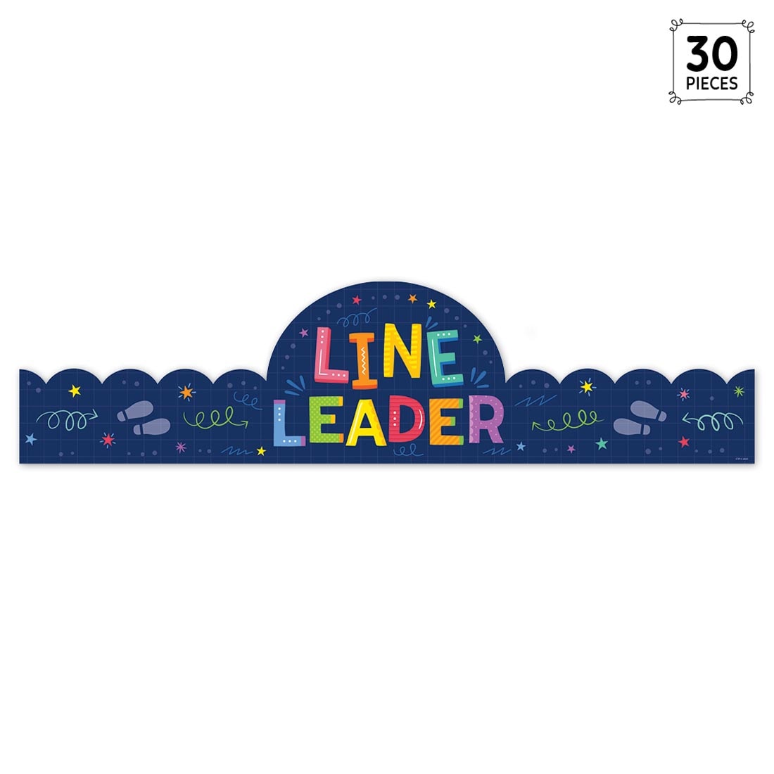 Line Leader Crown from the Core Decor collection by Creative Teaching Press with label 30 Pieces