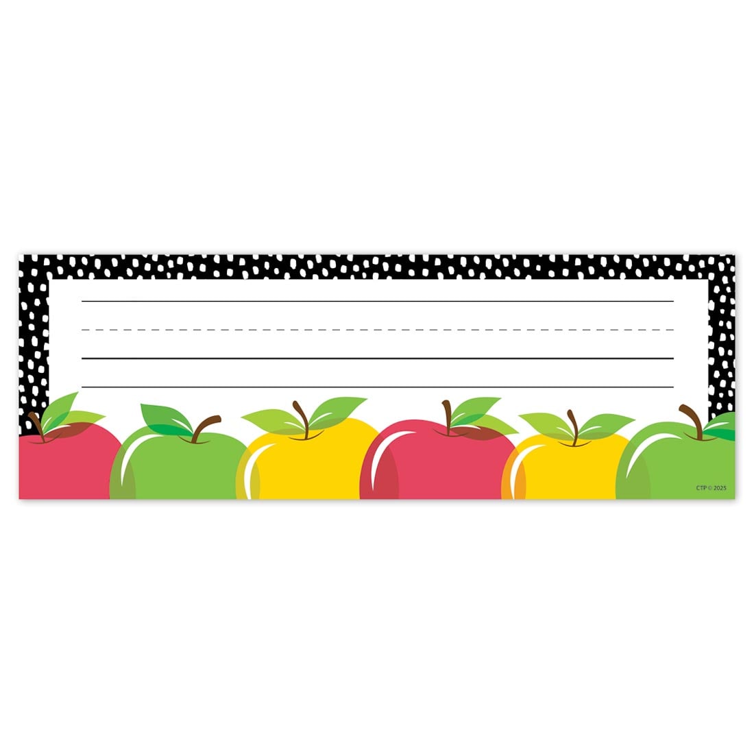 Name Plate from the Apple Time collection by Creative Teaching Press