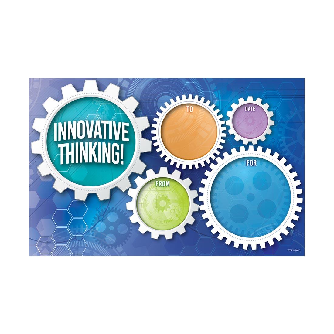 STEM / STEAM Award by Creative Teaching Press says Innovative Thinking!