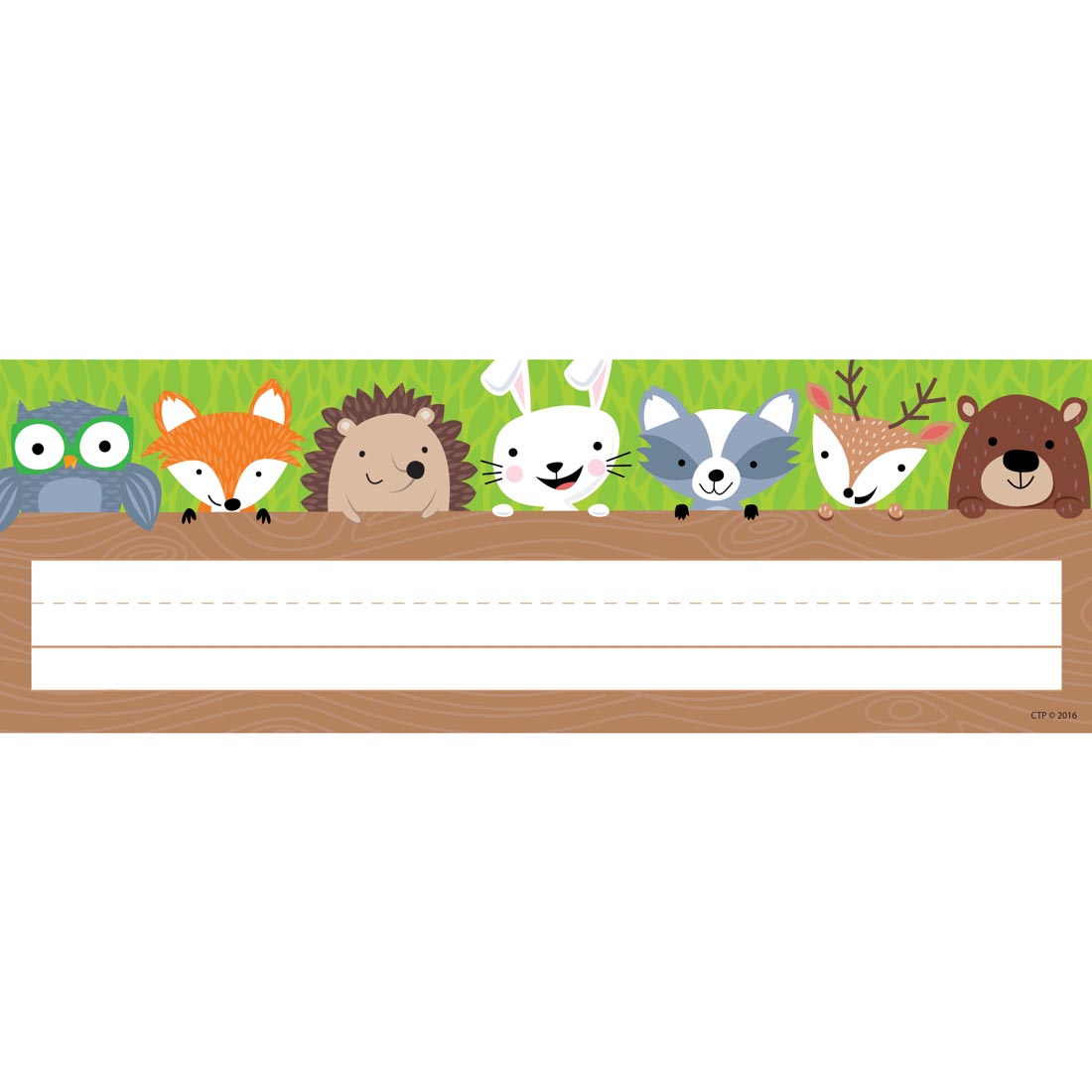 Woodland Friends Name Plate by Creative Teaching Press