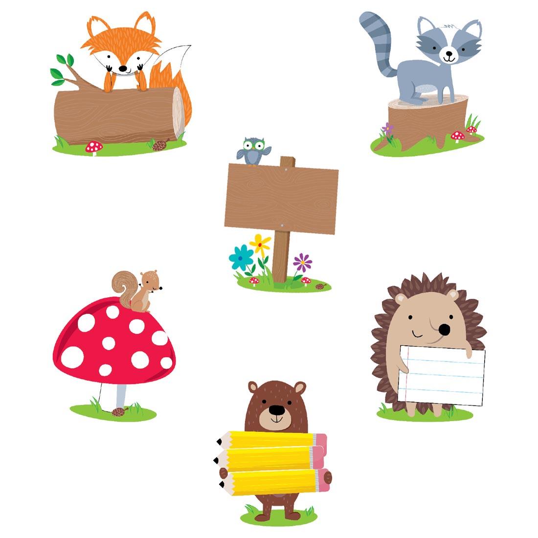 Woodland Friends Designer Cut-Outs by Creative Teaching Press