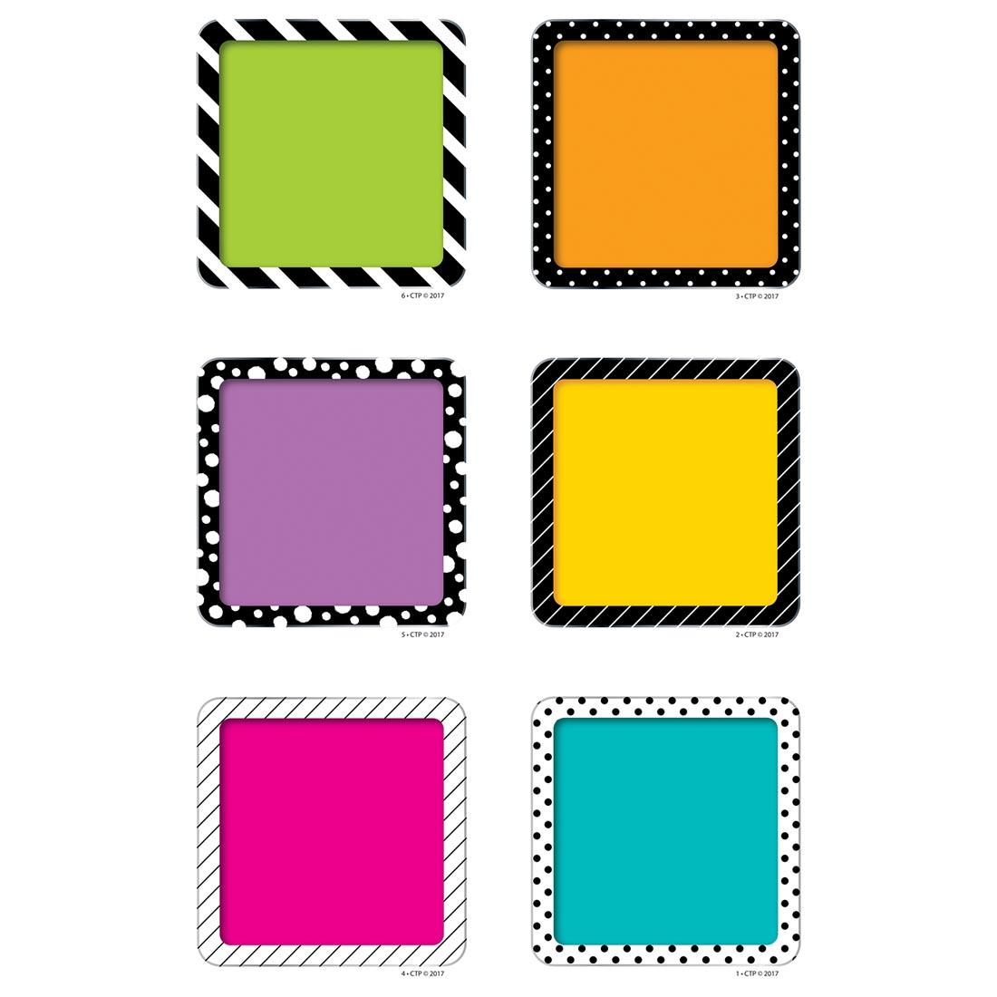 Colorful Cards Designer Cut-Outs from the Bold & Bright collection by Creative Teaching Press