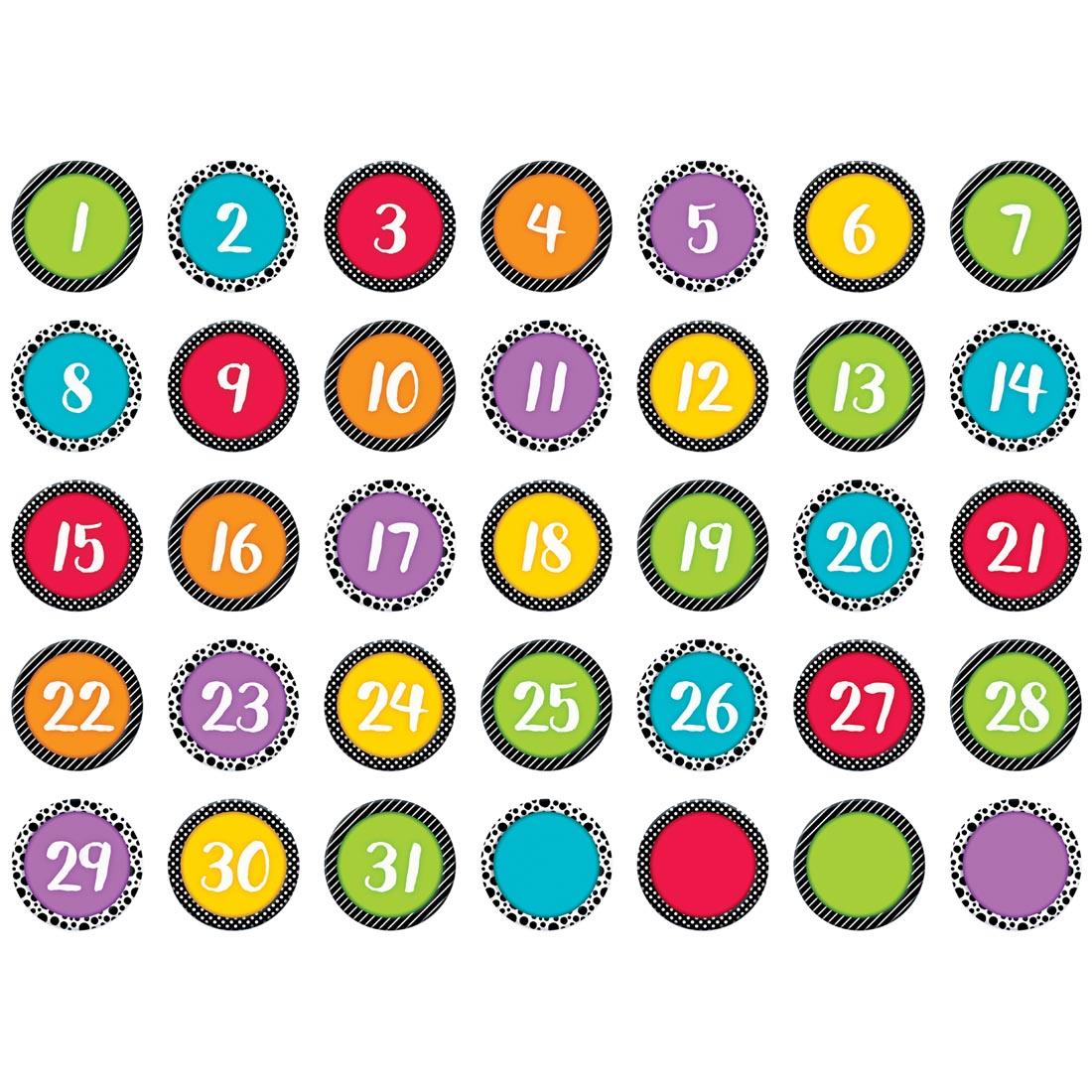 Calendar Days from the Bold & Bright collection by Creative Teaching Press